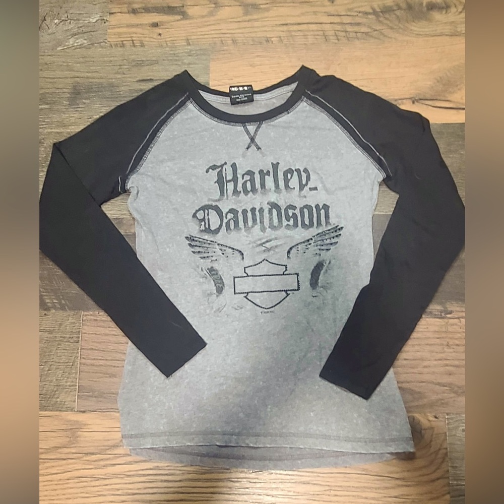 Women’s Harley Davidson Baseball T